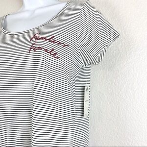 Lucky Brand Fearless Female Graphic Print T-Shirt Size S